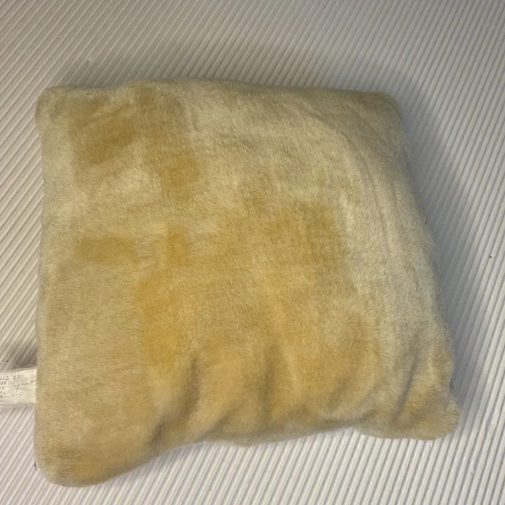 T.W.I.E Cheetah Pillow Square Plush Vintage